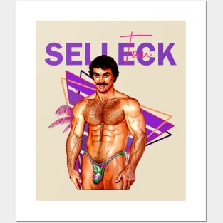 Tom Selleck Sexy Pose Posters and Art